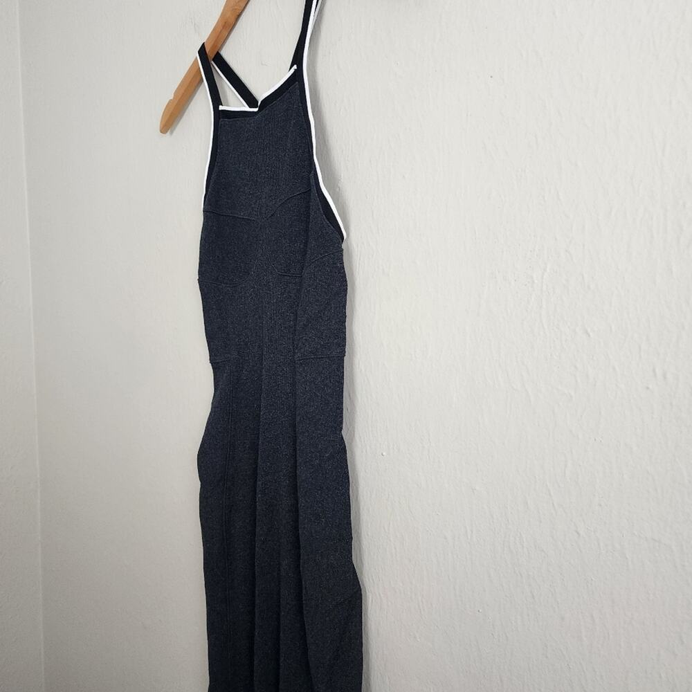 Rag & Bone Watts Engineered Knit Midi Dress Heather Grey Racerback XXS - Picture 6 of 10